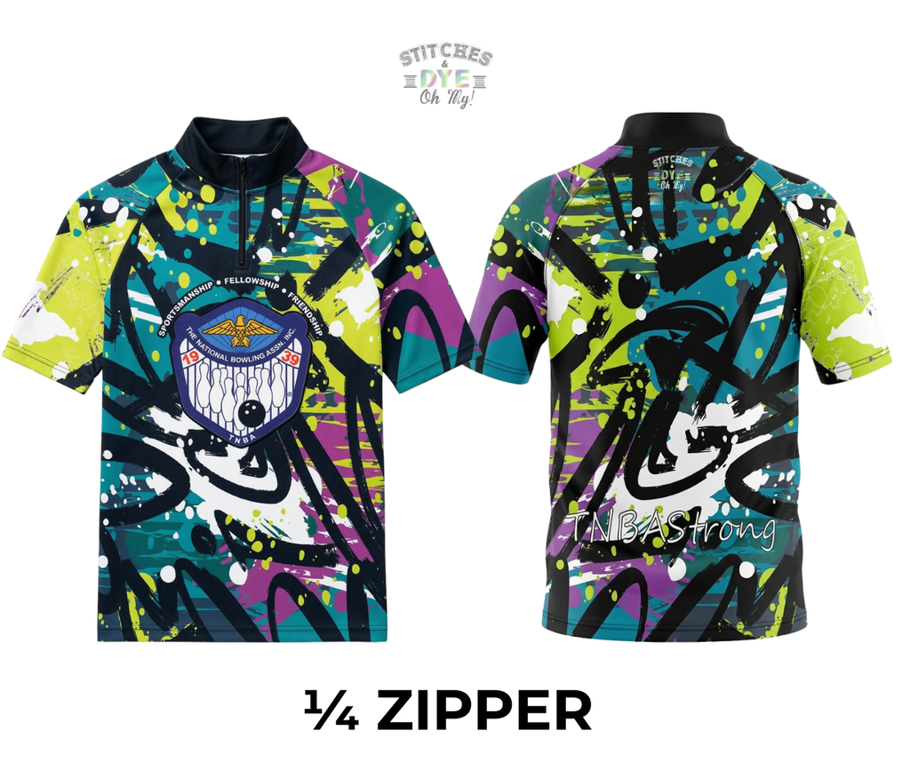 TNBA Purple & Green Abstract