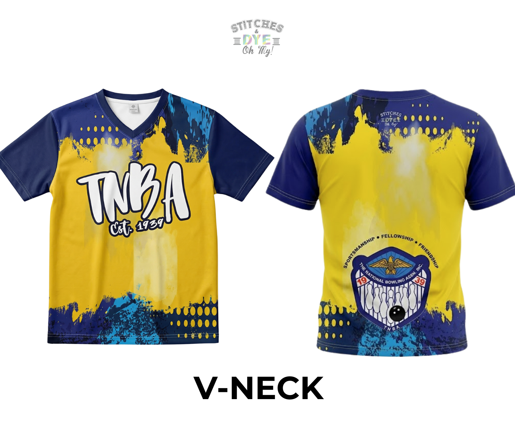 TNBA Est. 1939 Blue & Yellow
