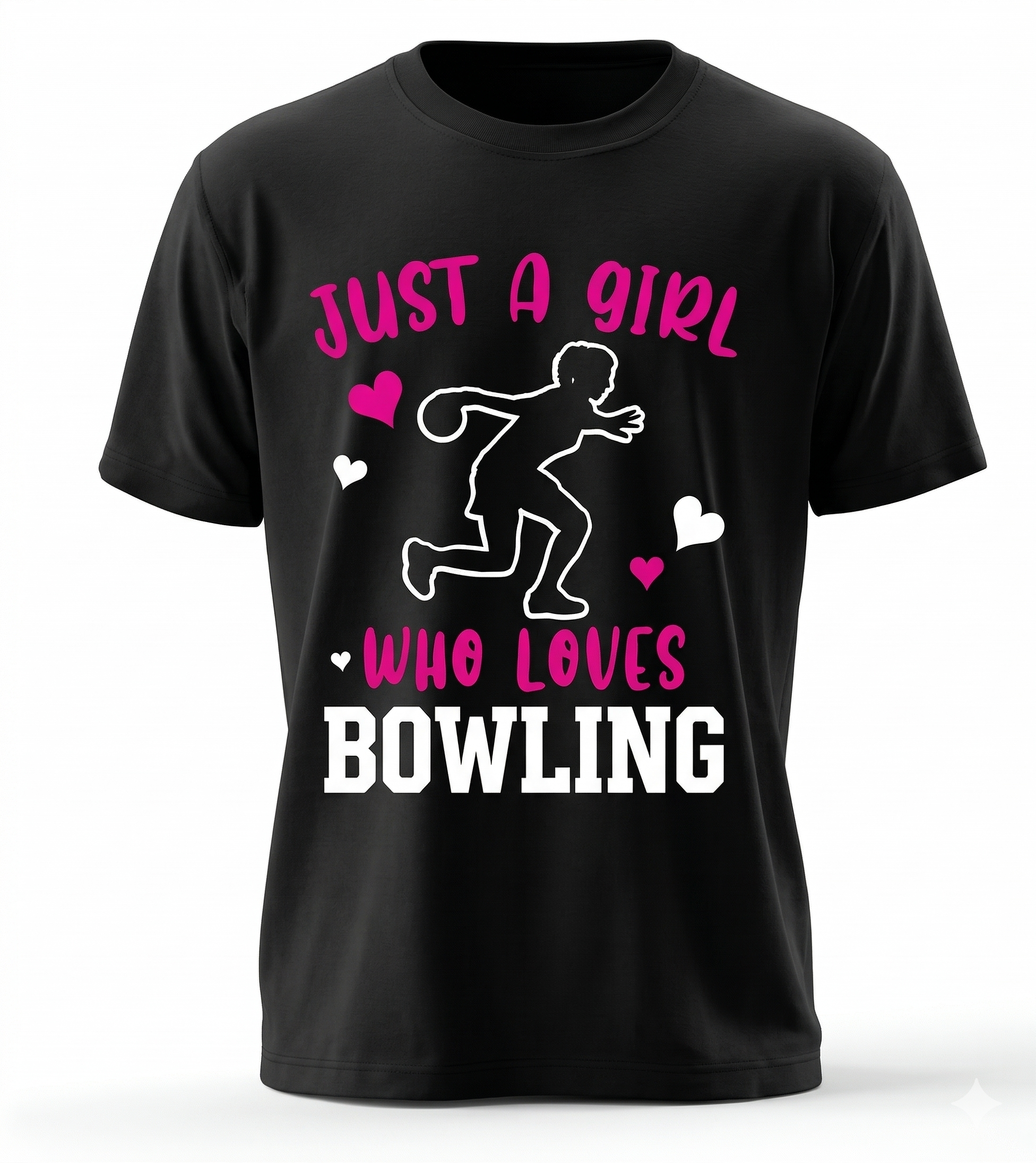 Just A Girl Who Loves Bowling | Premium Women’s Graphic Tee