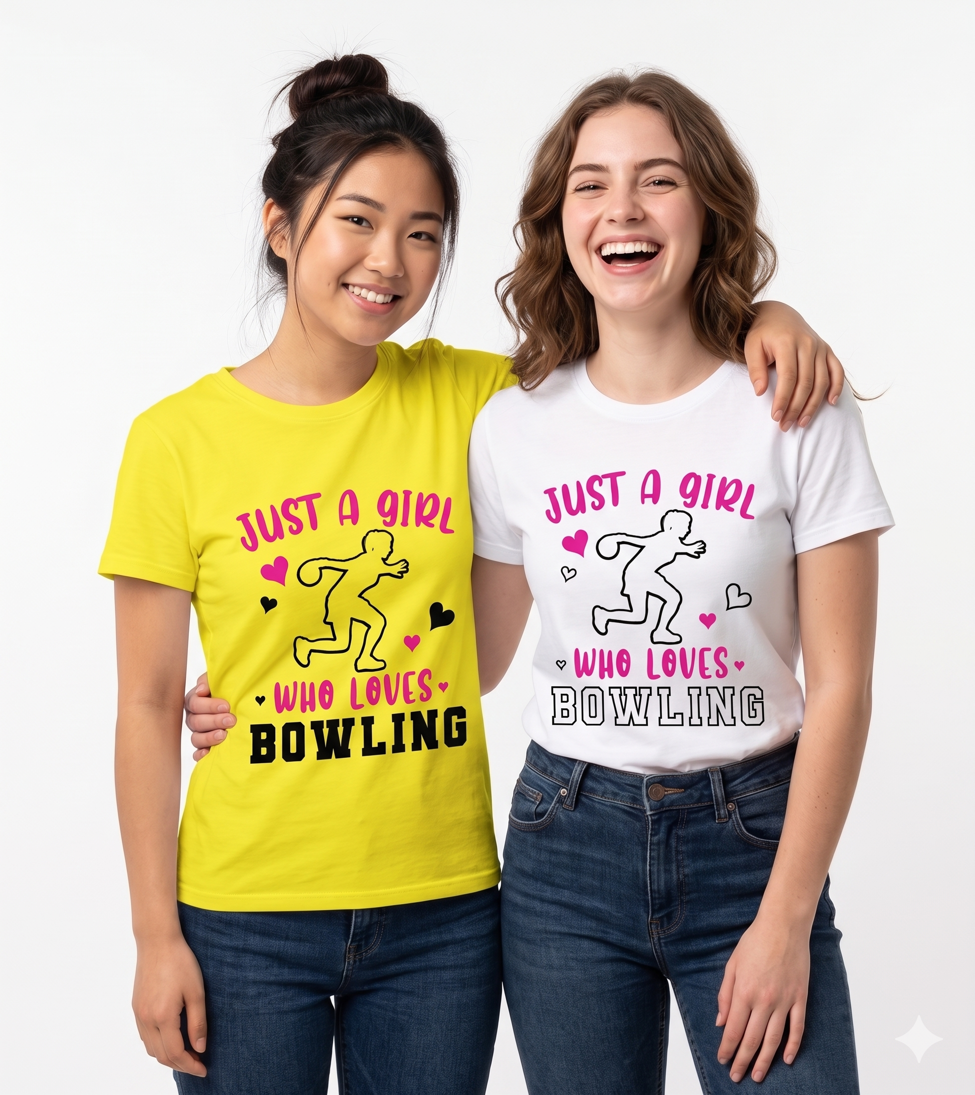 Just A Girl Who Loves Bowling | Premium Women’s Graphic Tee