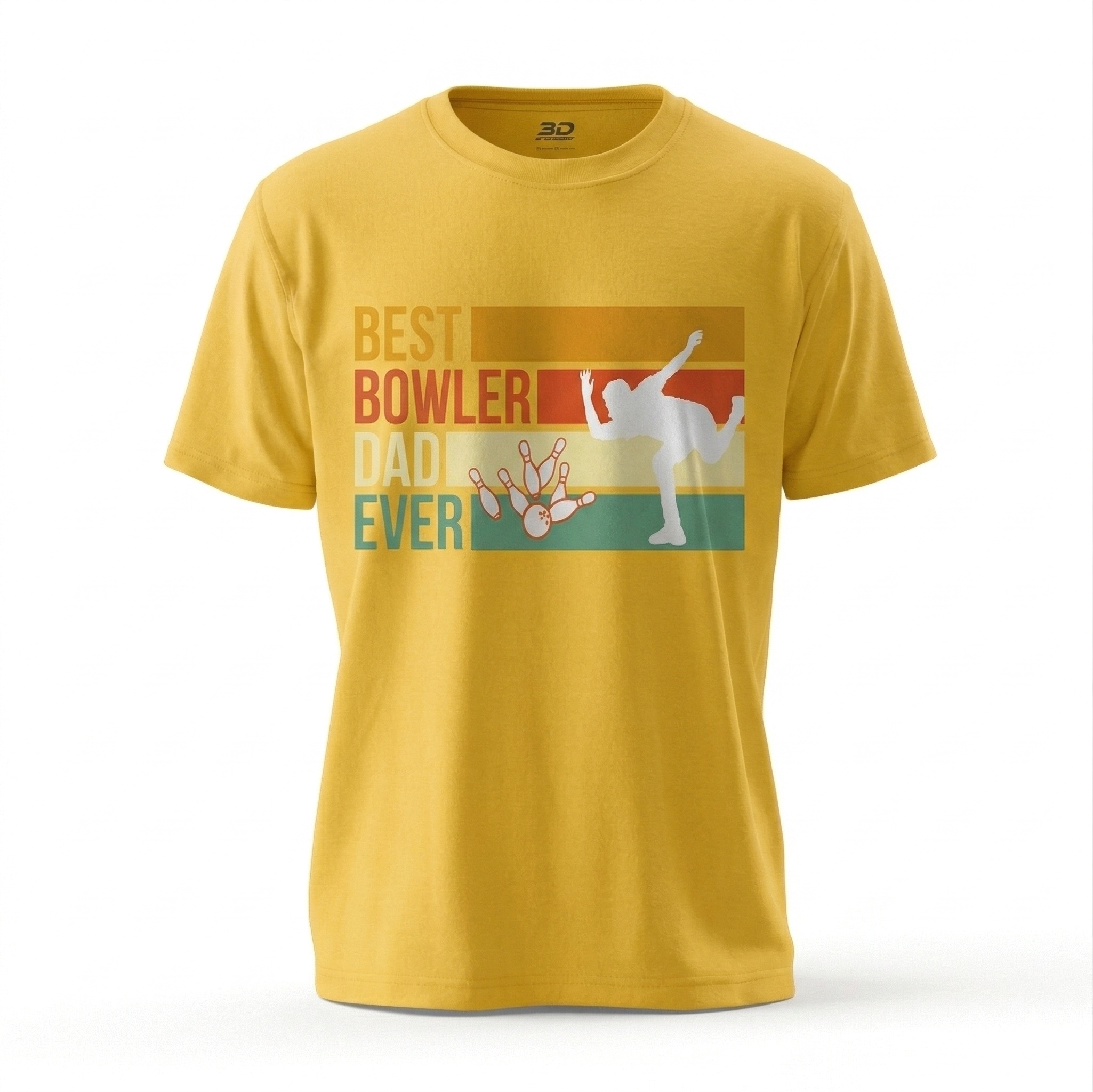 Vintage "Best Bowler Dad Ever" T-Shirt
