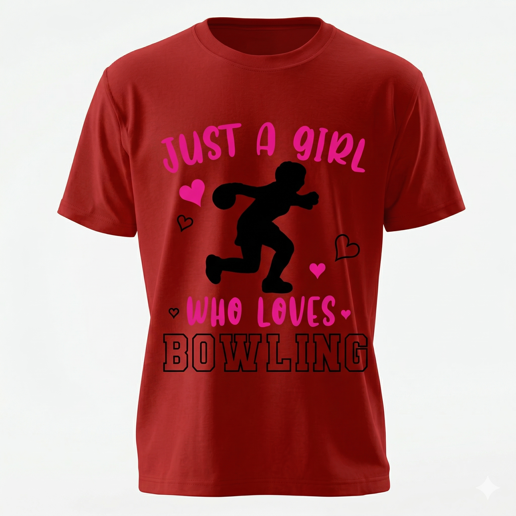 Just A Girl Who Loves Bowling | Premium Women’s Graphic Tee