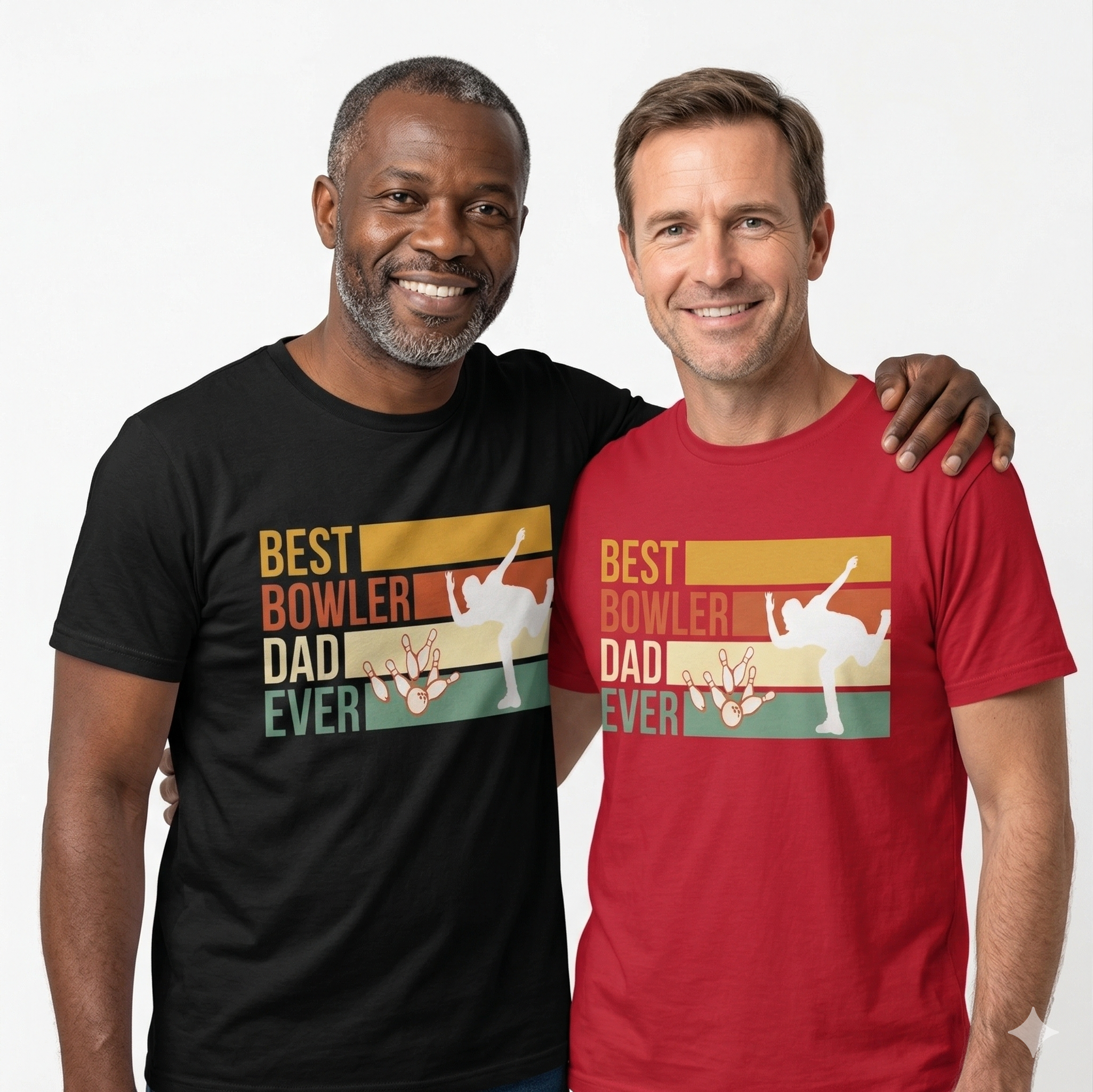 Vintage "Best Bowler Dad Ever" T-Shirt