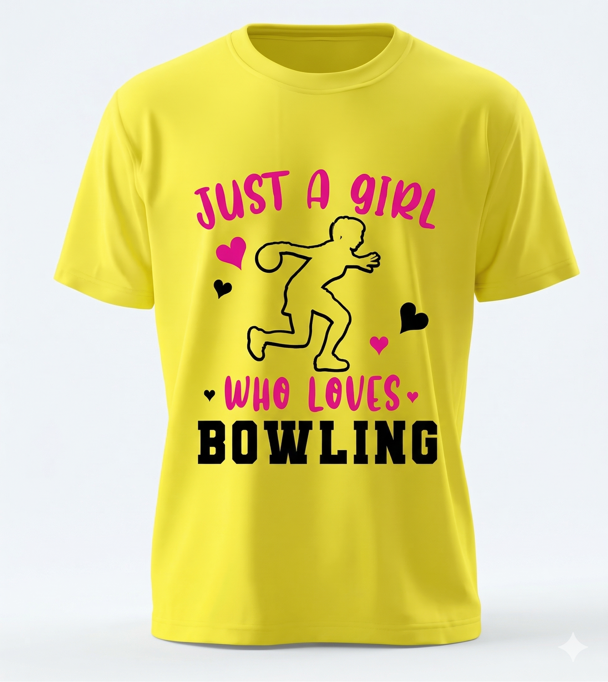 Just A Girl Who Loves Bowling | Premium Women’s Graphic Tee
