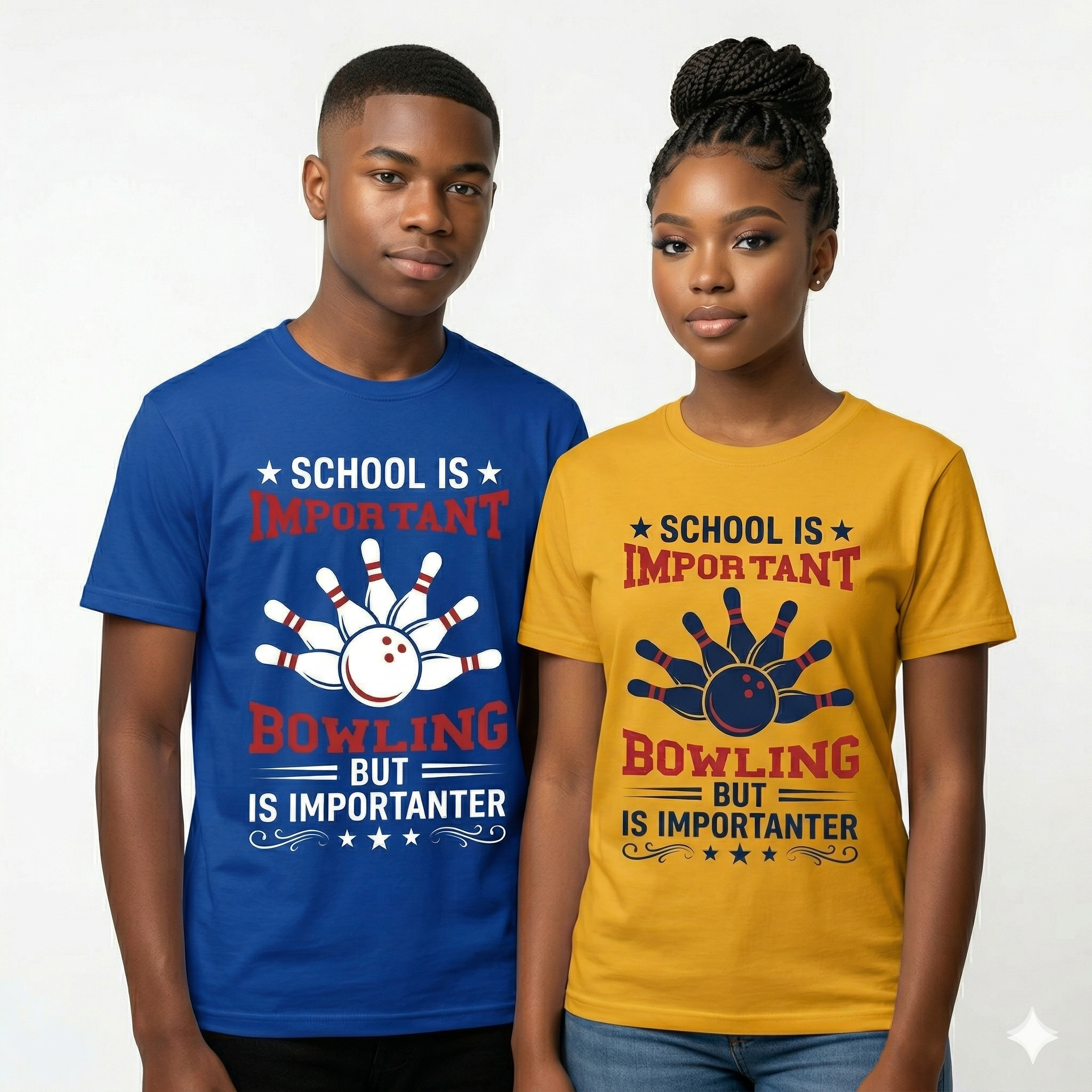 "Bowling is Importanter" Classic Graphic Tee