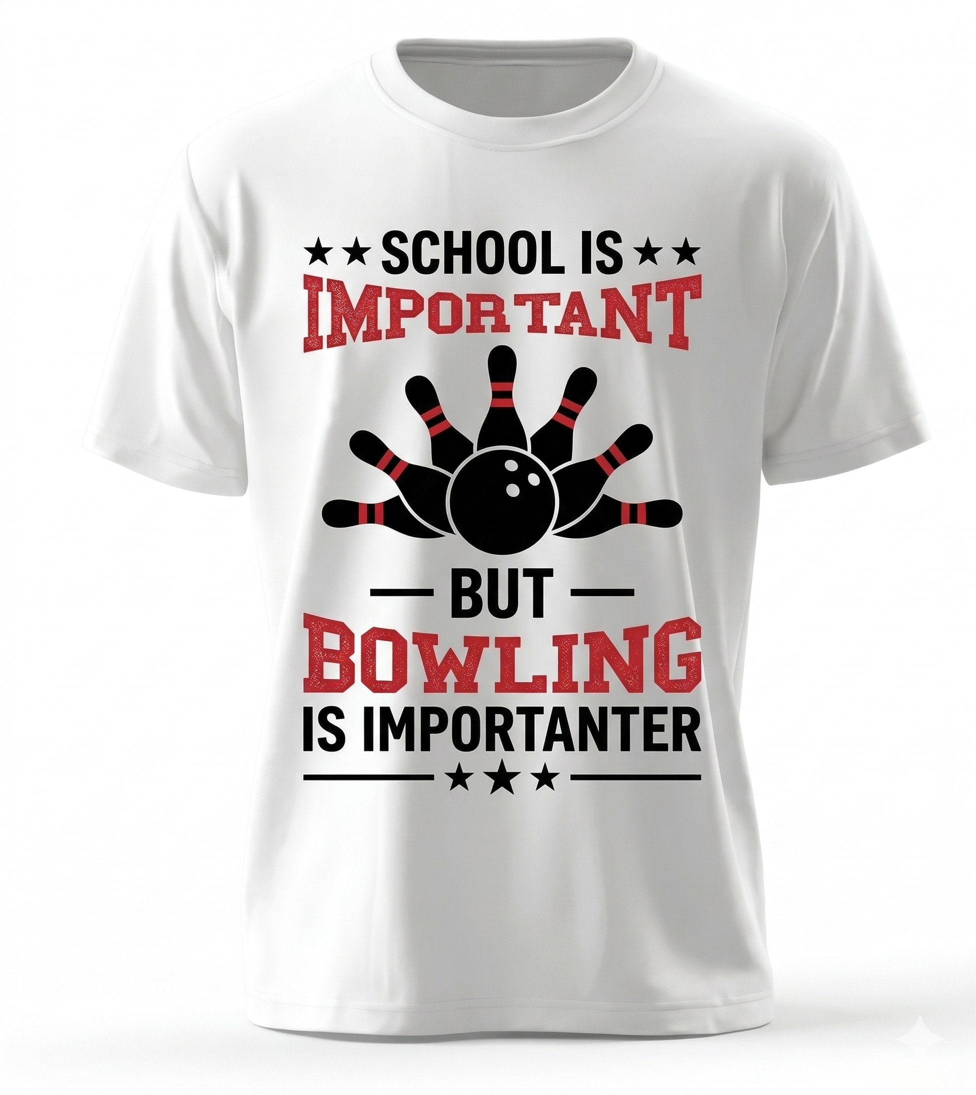 "Bowling is Importanter" Classic Graphic Tee