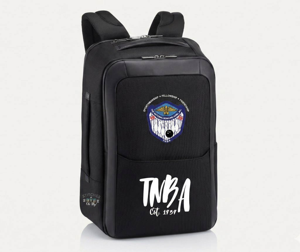 TNBA Premium Bowling Backpack - Black