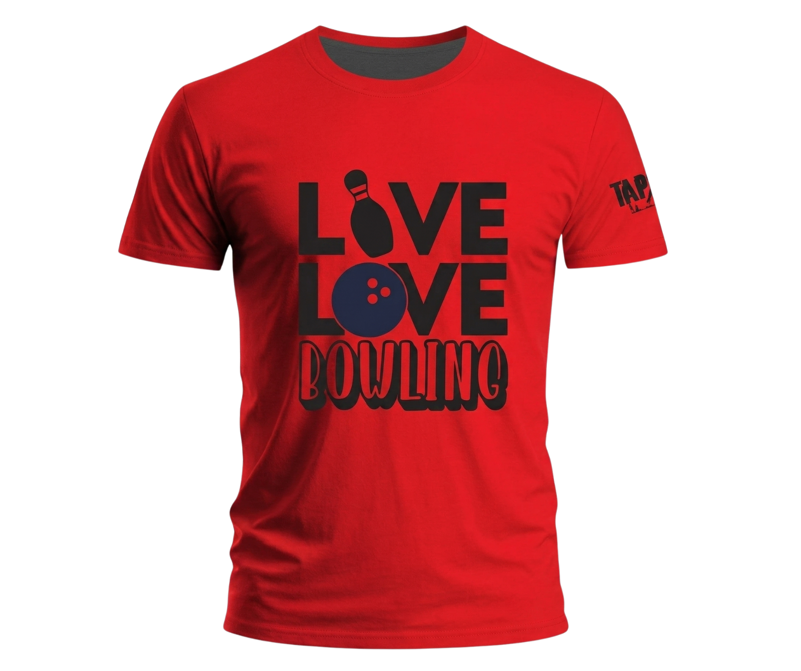 "Livee Love Bowling" Custom Graphic Tee