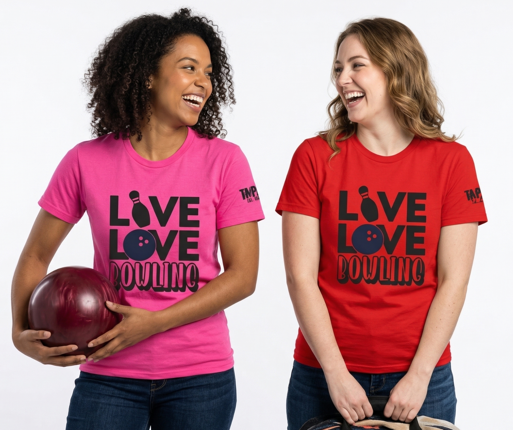 "Livee Love Bowling" Custom Graphic Tee