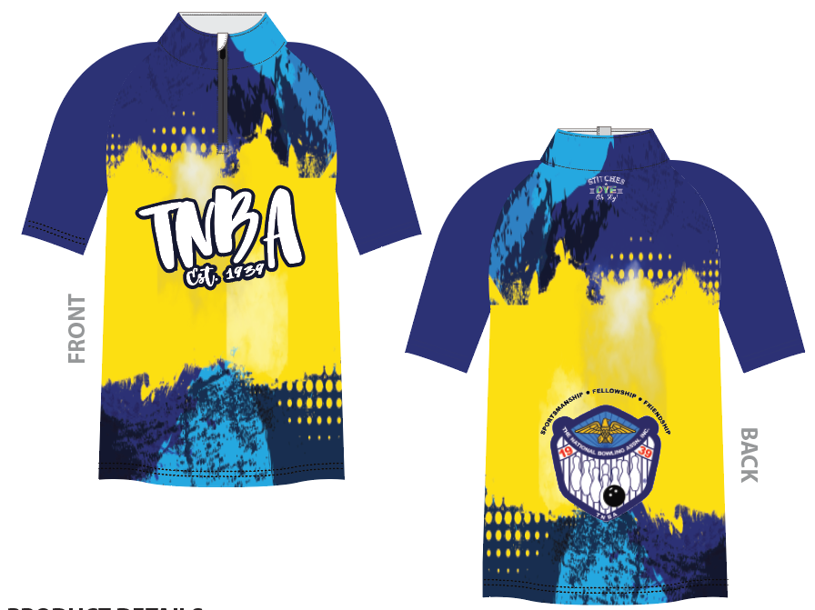 TNBA Est. 1939 Blue & Yellow