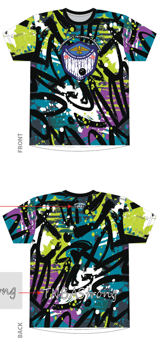 TNBA Purple & Green Abstract