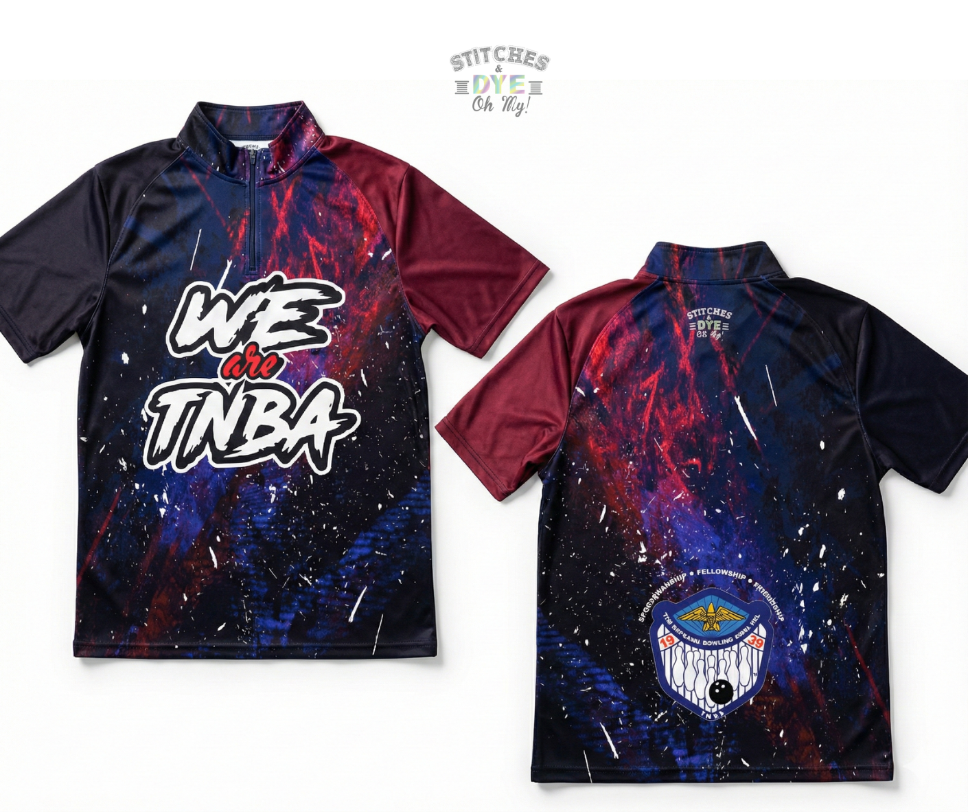 TNBA Black, Blue & Marron Jersey